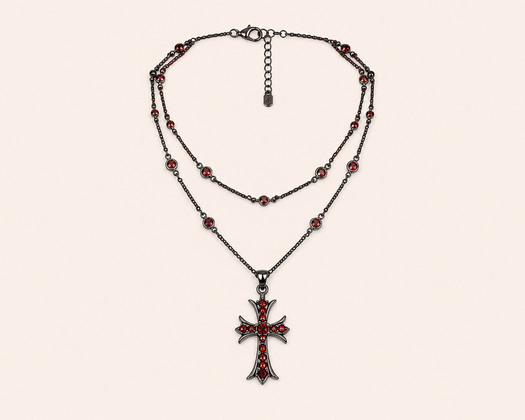 CRIMSON RELIC NECKLACE