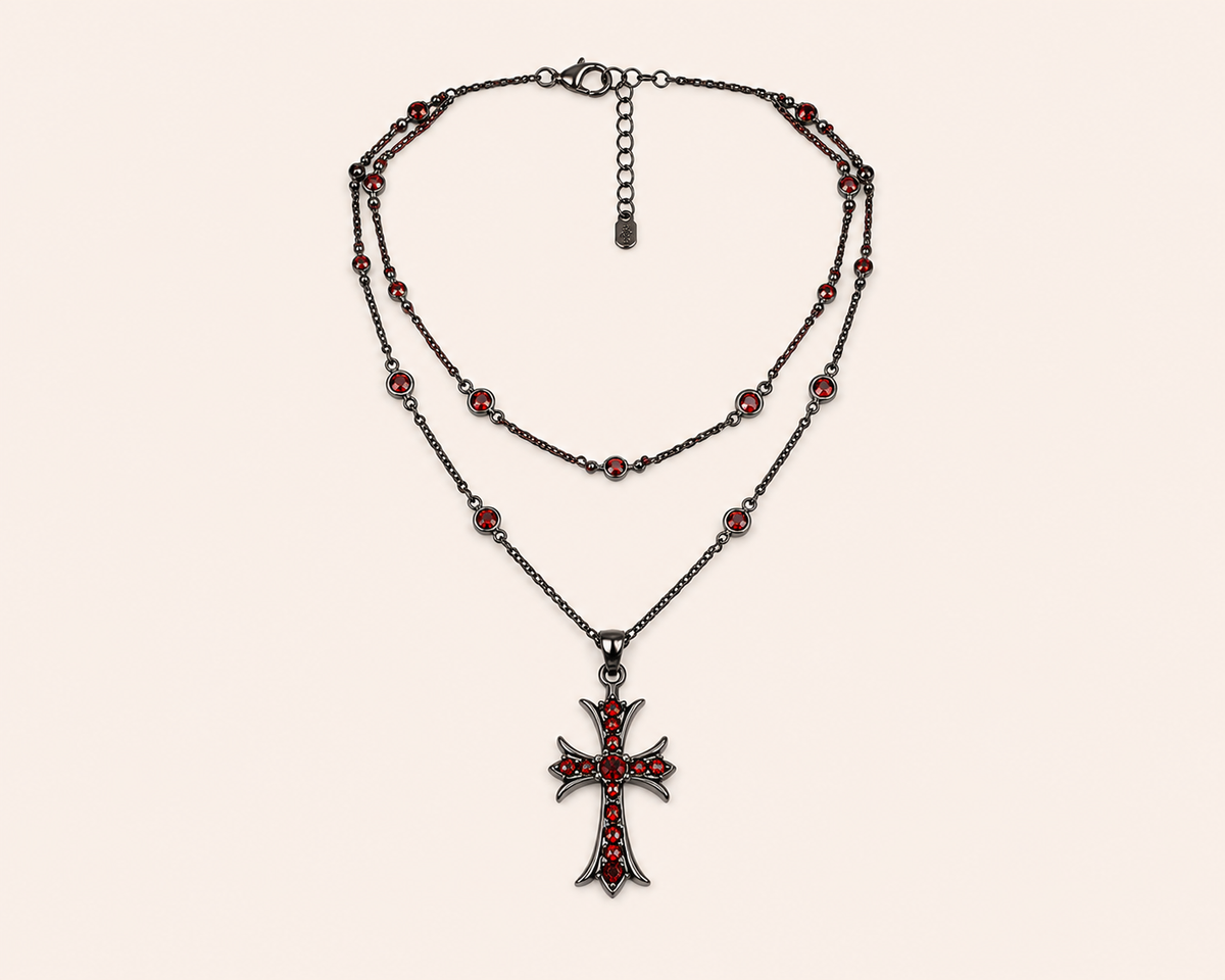 CRIMSON RELIC NECKLACE